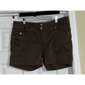 NWOT~Nice Women’s Brown Twill Shorts~sz 12
